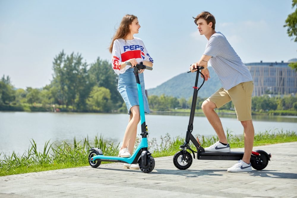 patinete eléctrico joyor a3 y a5 azul lago