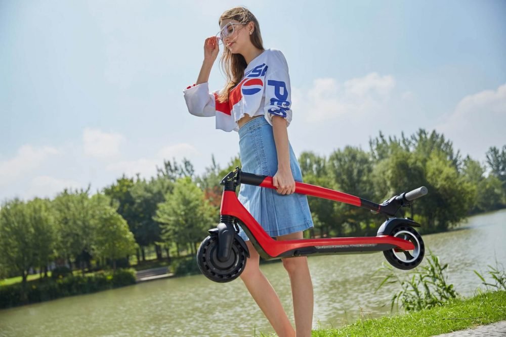 patinete eléctrico joyor a3 y a5 rojo modelo